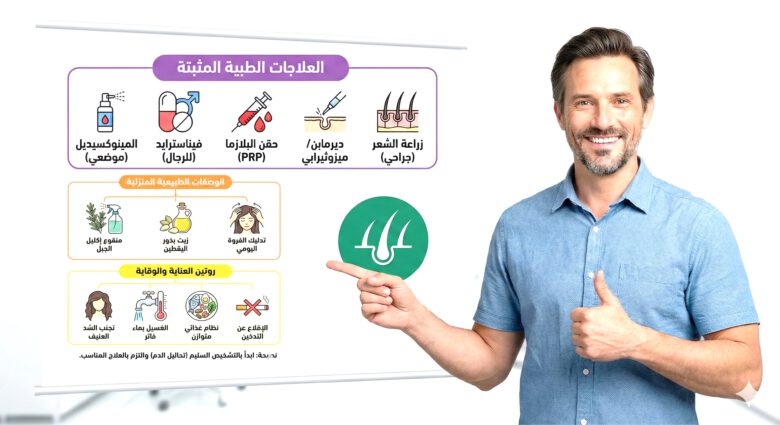 الدليل الشامل لعلاج تساقط الشعر