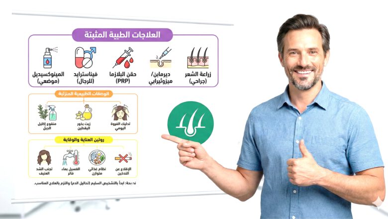 الدليل الشامل لعلاج تساقط الشعر