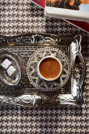 قهوة تركية بوجه