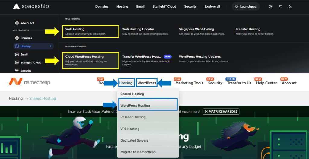 خطوات شراء الاستضافة والدومين