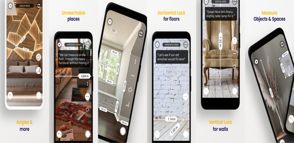 استخدام كاميرا الهاتف الذكي كجهاز لقياس المسافات والأبعاد