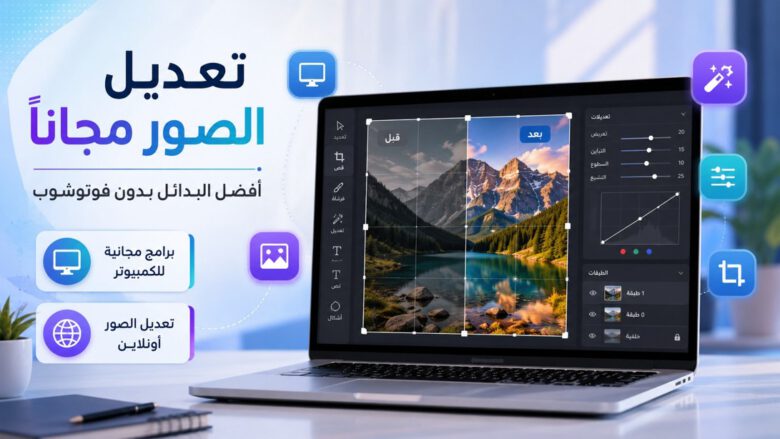 تعديل الصور مجانًا بدون فوتوشوب