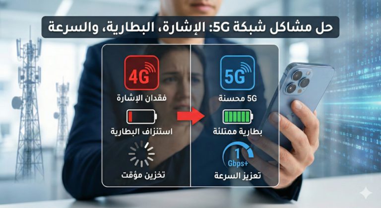 كيف تحل مشاكل شبكة 5G الشائعة