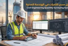 كيفية حساب الكميات في الهندسة المدنية