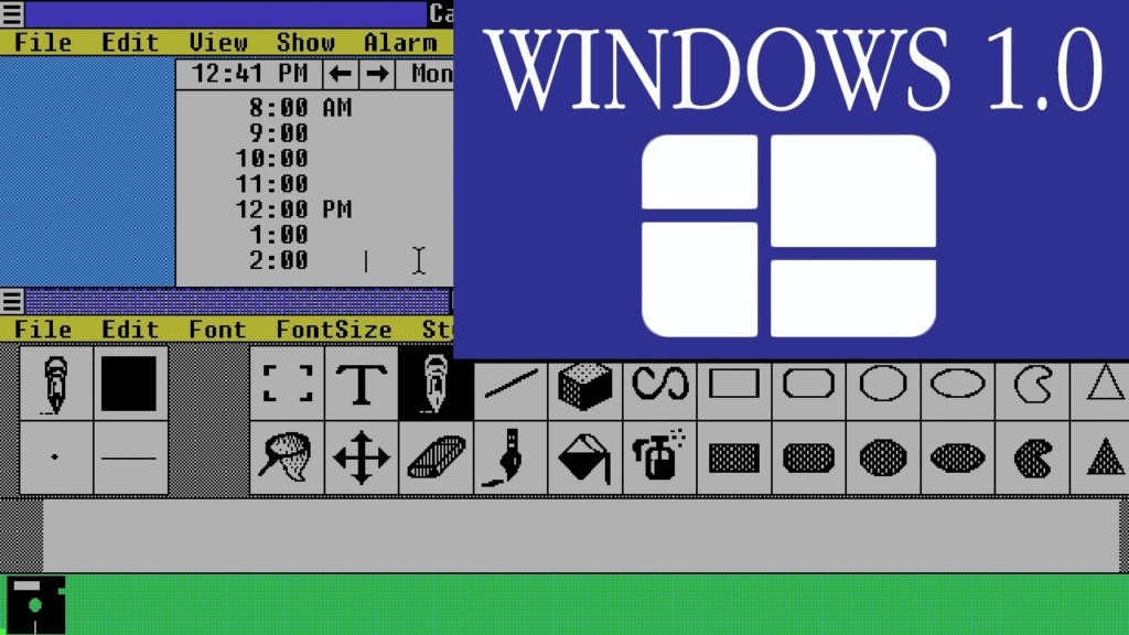 ويندوز النسخة الأولى 1985 - Windows 1.0
