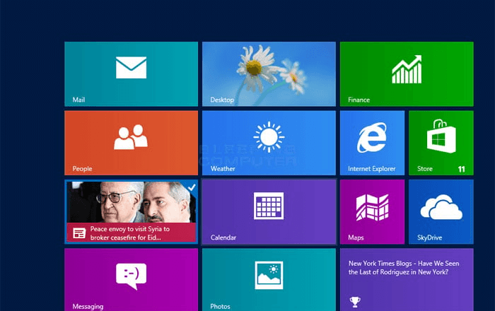 ويندوز 8 - Windows 8 (2012) & Windows 8.1 (2013)