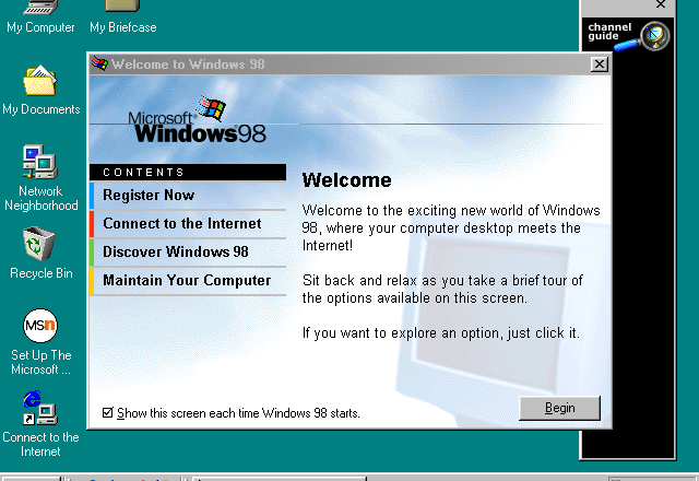 ويندوز الإصدار السادس 1998 (Windows 98)