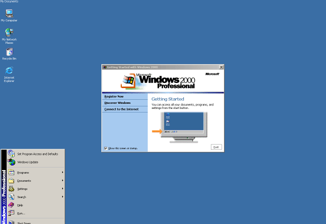 ويندوز الإصدار الثامن 2000 (Windows 2000)