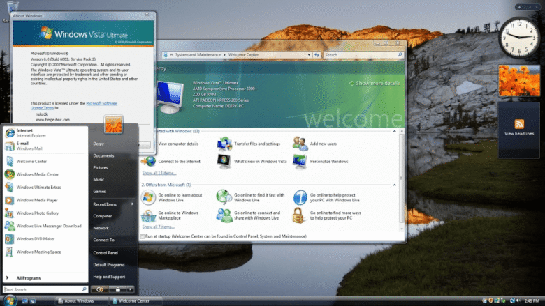 ويندوز فيزتا Windows Vista (2007)