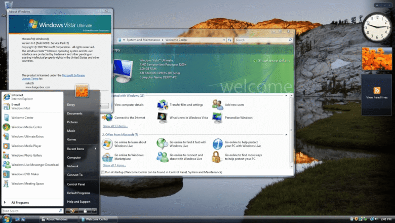 ويندوز فيزتا Windows Vista (2007)