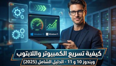 كيفية تسريع الكمبيوتر واللابتوب (ويندوز 10 و 11)