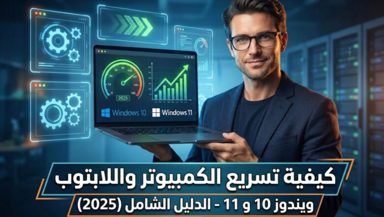 كيفية تسريع الكمبيوتر واللابتوب (ويندوز 10 و 11)