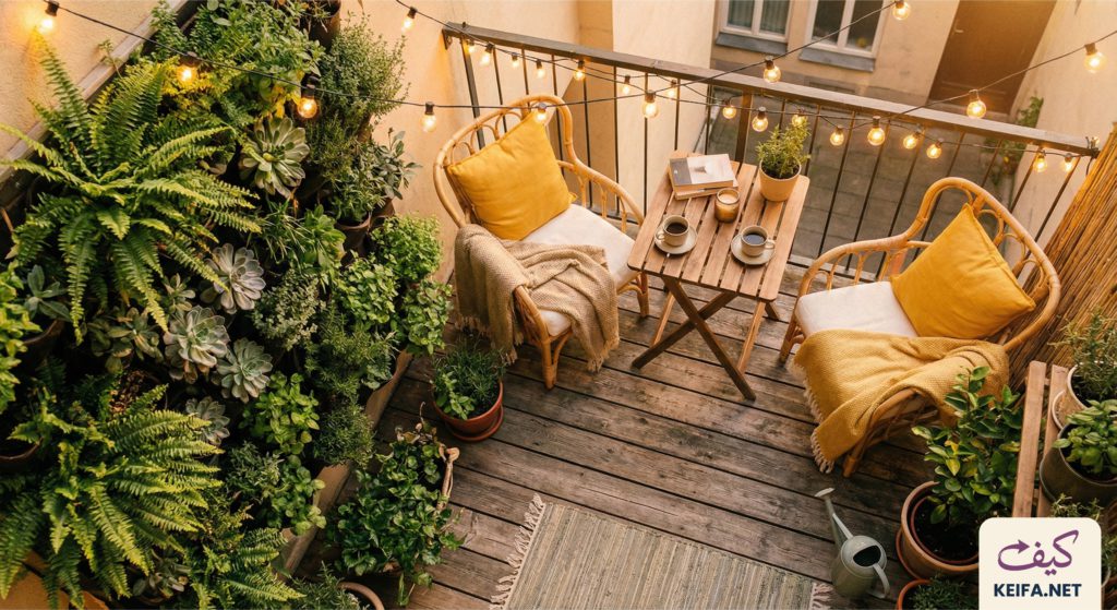 الشرفة الصغيرة / البلكونة (Cozy Balcony)