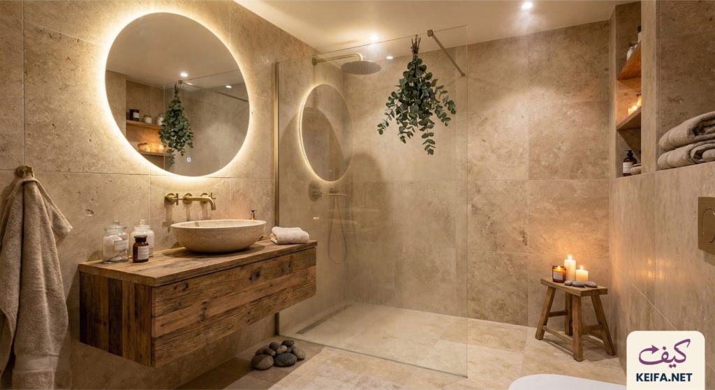 الحمام "السبا" (Spa-Like Bathroom)