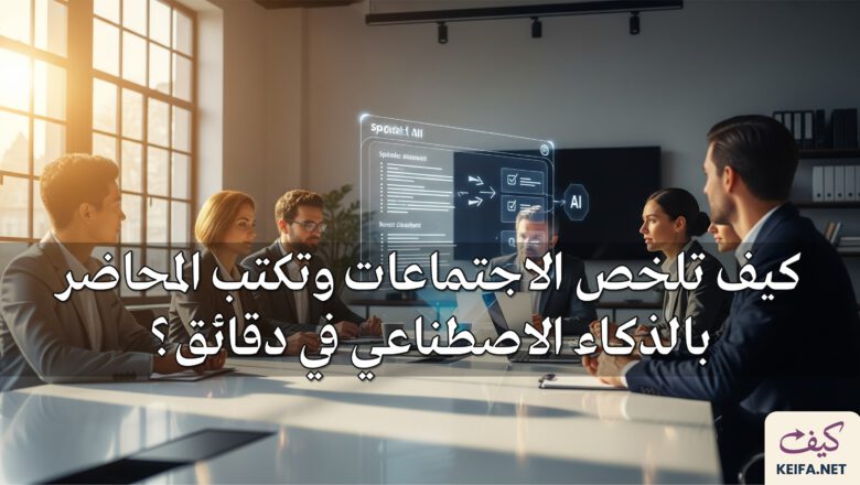 كيف تلخص الاجتماعات وتكتب المحاضر بالذكاء الاصطناعي في دقائق؟ (أدوات مجانية)