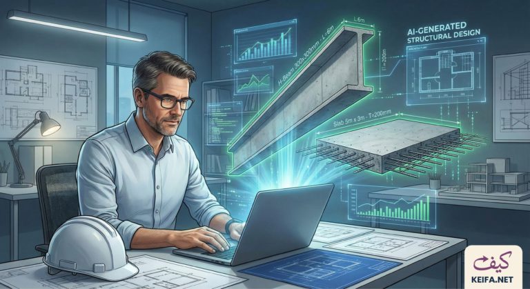 كيفية تصميم العناصر الإنشائية بالذكاء الاصطناعي