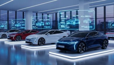 معرض سيارات مستقبلي يضم أفضل سيارات 2027 الكهربائية والهجينة