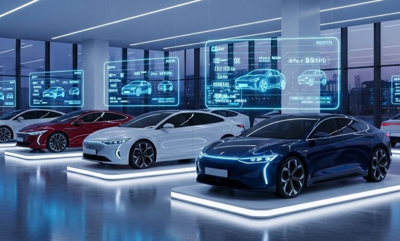 معرض سيارات مستقبلي يضم أفضل سيارات 2027 الكهربائية والهجينة