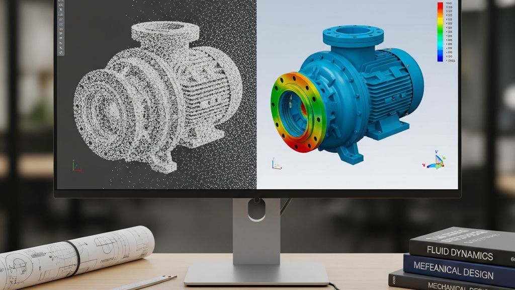 تحويل بيانات المسح إلى نماذج CAD في الهندسة العكسية