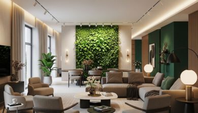 تصميم داخلي عصري لغرفة معيشة مودرن عام 2026