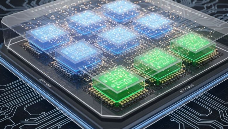 رسم توضيحي لأنوية المعالج وتوزيع المهام الهندسية - تشغيل عدة برامج هندسية بكفاءة عالية