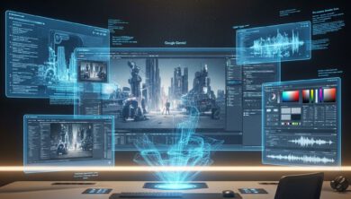 واجهة Gemini المتطورة لإنشاء فيديو سينمائي احترافي في عام 2027