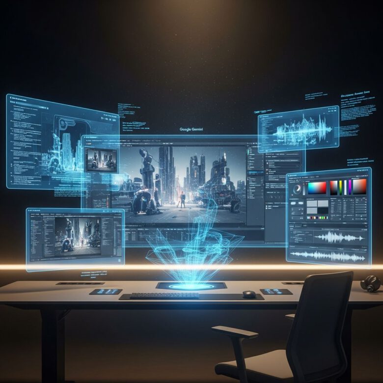 واجهة Gemini المتطورة لإنشاء فيديو سينمائي احترافي في عام 2027