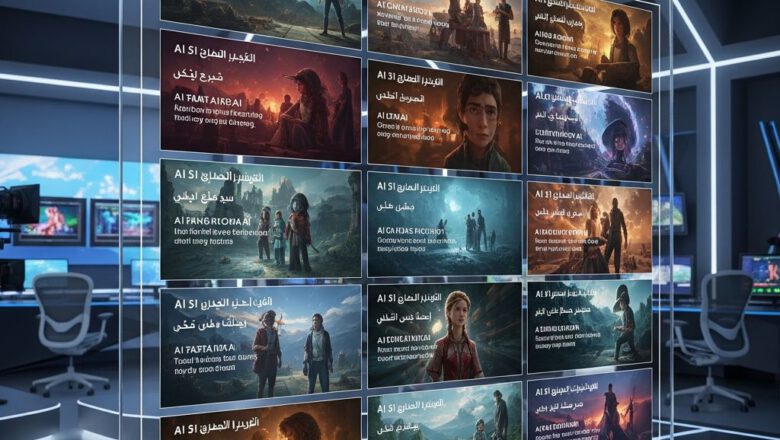 لوحة قصة احترافية مصممة بواسطة Gemini لفيلم ذكاء اصطناعي - إنشاء فيديو باستخدام Gemini