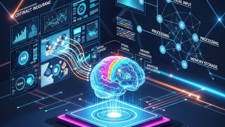 رسم توضيحي لعملية التعلم عبر الفيديو وتفاعل الدماغ - إنشاء فيديوهات تعليمية