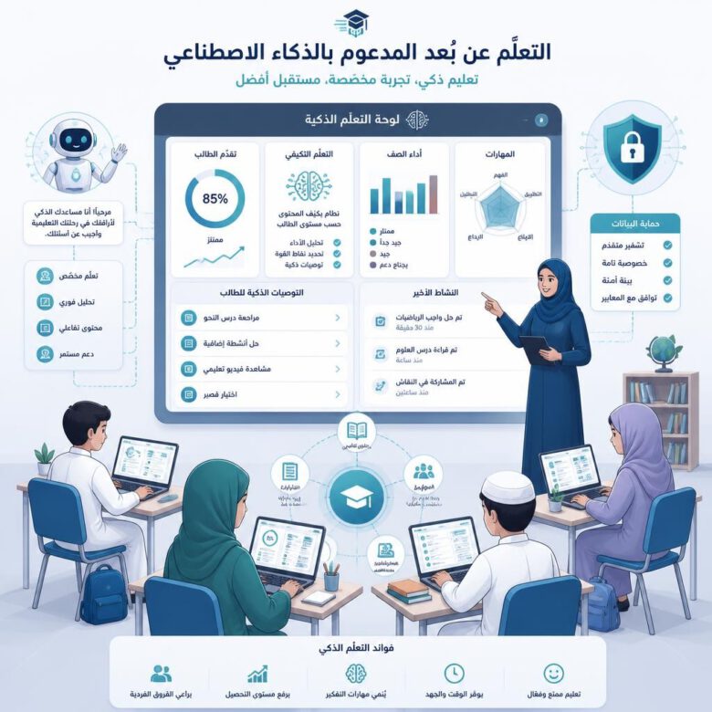 الذكاء الاصطناعي يعزز تجربة التعلم عن بعد