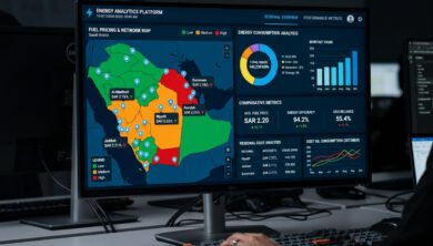 واجهة تحليلية رقمية لأطلس الوقود ومؤشرات الطاقة - من أدوات أطلس كيف