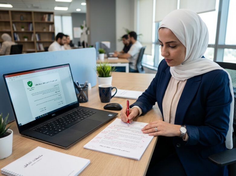 تدقيق مستند عربي وتصديره إلى ملف PDF - كيفية تنسيق ملف Word باحتراف.