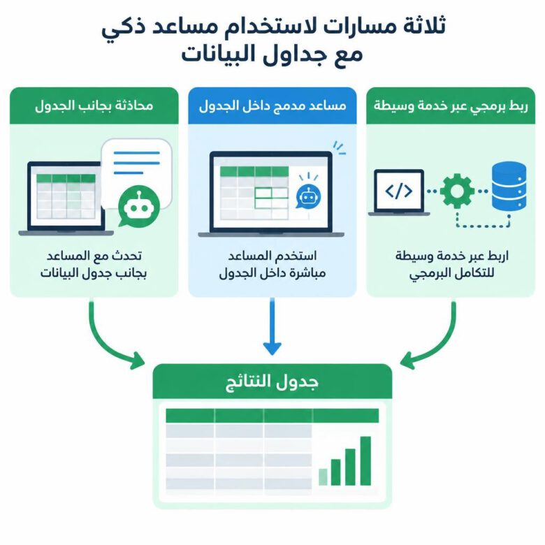 طريقة استخدام ChatGPT في Excel في ثلاث طرق: المحادثة والمساعد المدمج والربط البرمجي